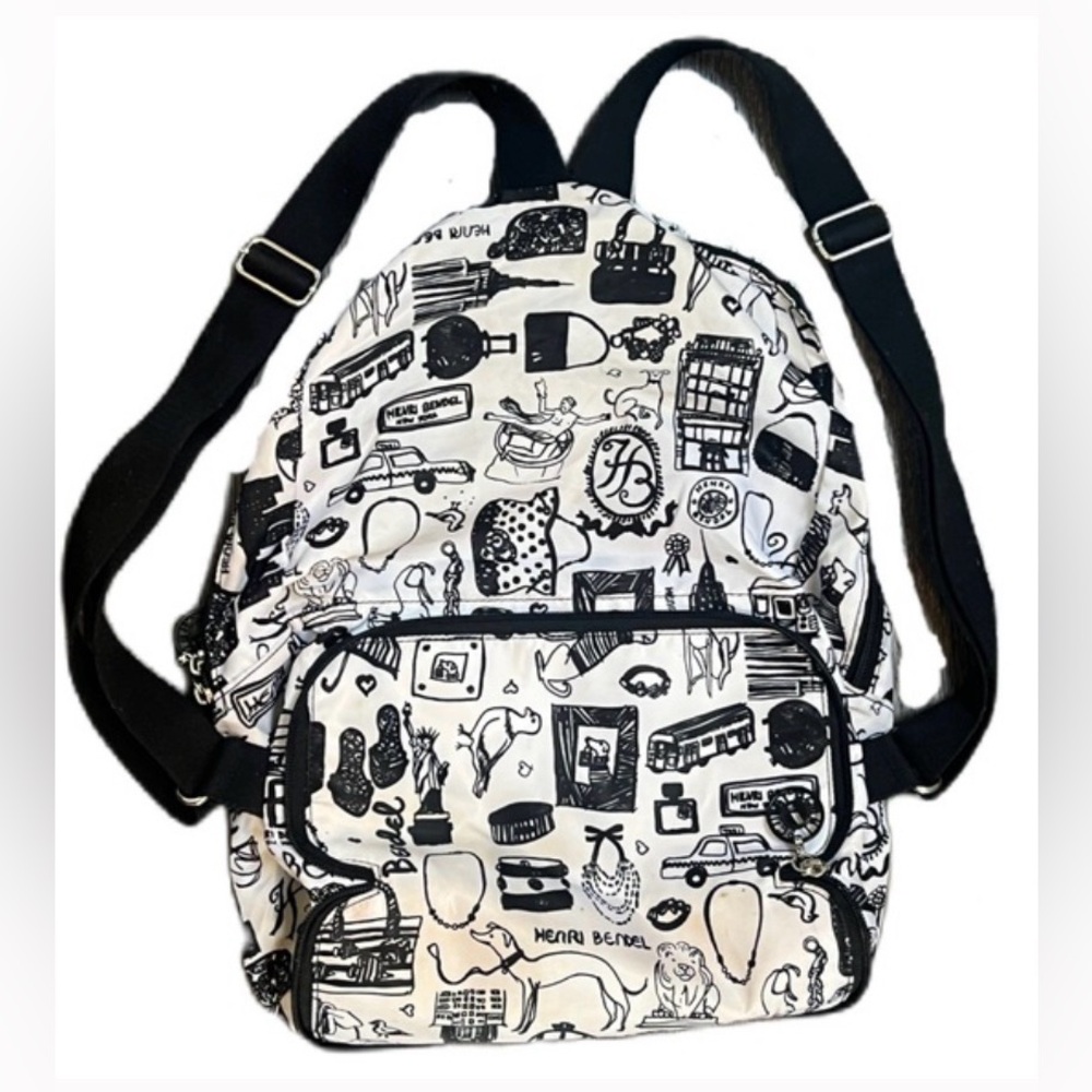 Henri Bendel Packable Backpack Featuring Izak Zen… - image 3